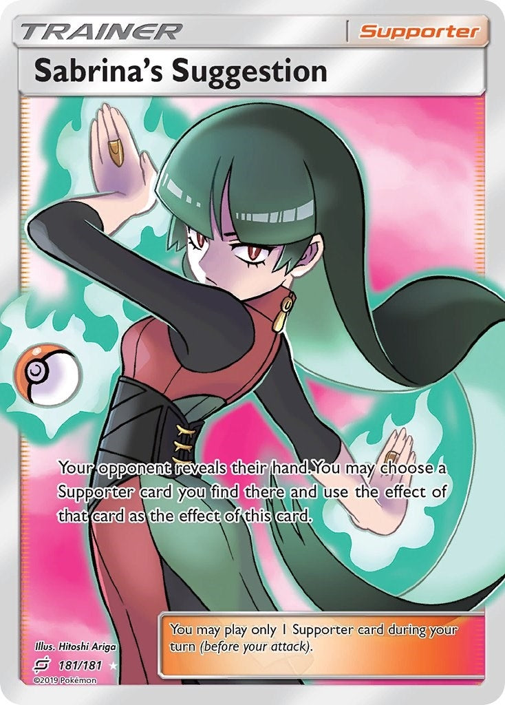 Image for Sabrina's Suggestion (Full Art) (181/181) (SM - Team Up) - Pokemon