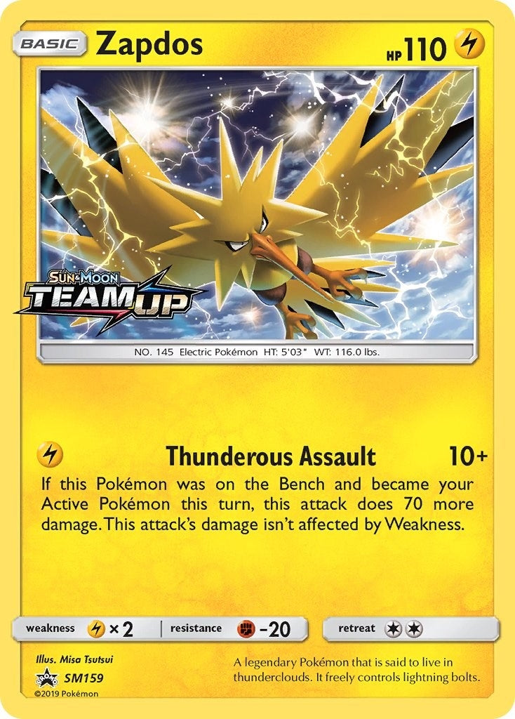 Image for Zapdos - SM159 (Prerelease) (SM159) (SM Promos) - Pokemon