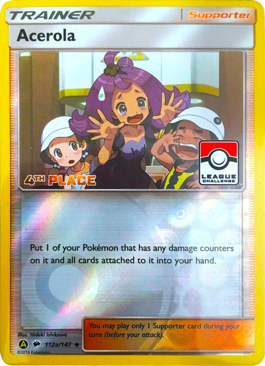 Image for Acerola - 112a/147 (League Challenge) [4th Place] (112a/147) (League & Championship Cards) - Pokemon