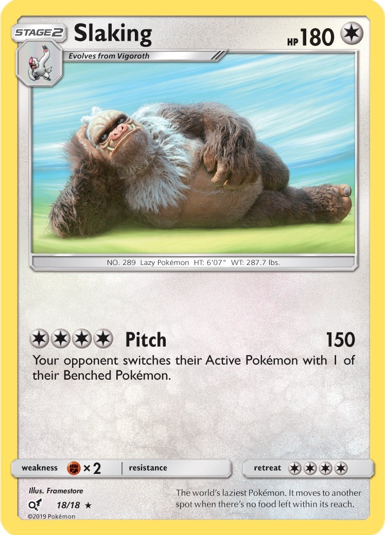Image for Slaking (18/18) (Detective Pikachu) - Pokemon