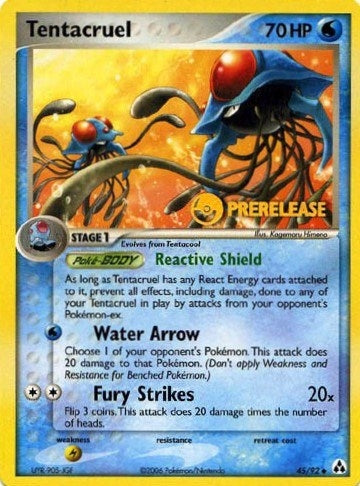 Image for Tentacruel - 45/92 (Prerelease) (45/92) (Nintendo Promos) - Pokemon