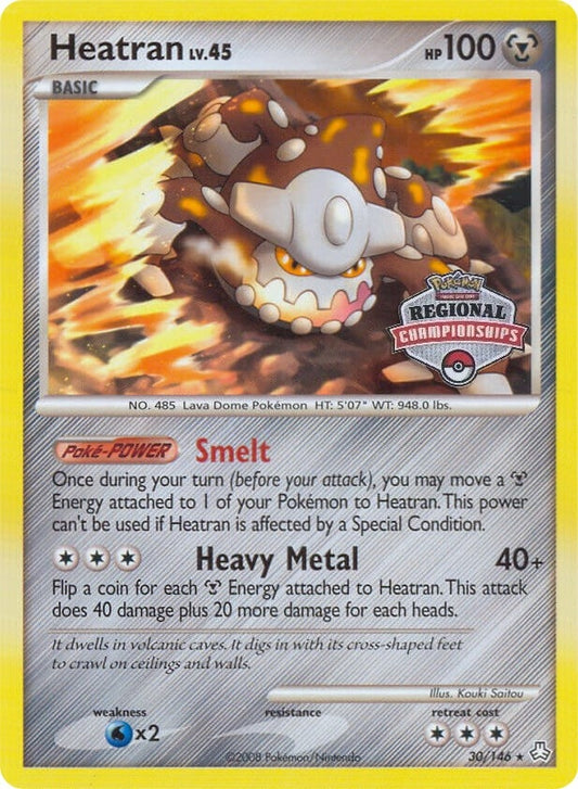 Image for Heatran - 30/146 (Regional Championships) (030/146) (League & Championship Cards) - Pokemon