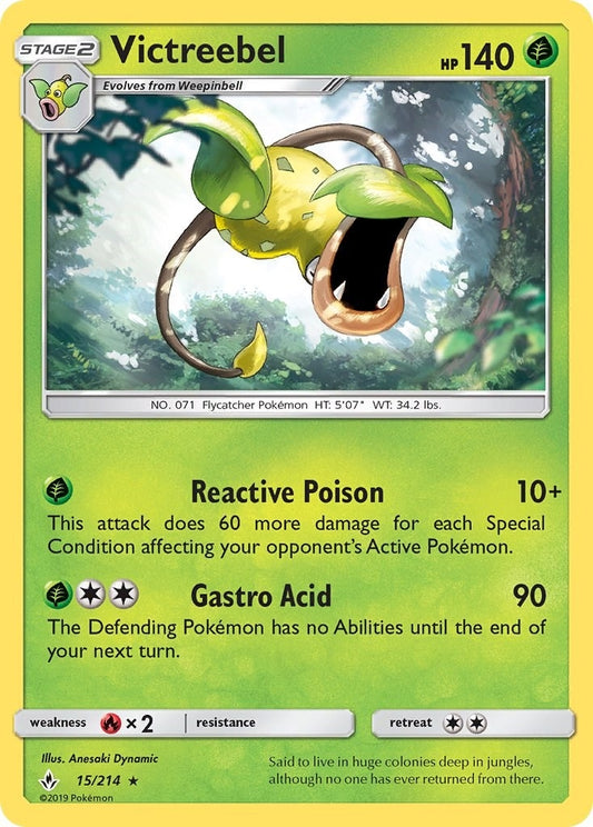 Image for Victreebel (15/214) (SM - Unbroken Bonds) - Pokemon