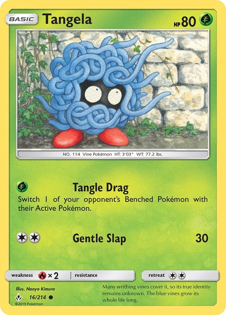 Image for Tangela (16/214) (SM - Unbroken Bonds) - Pokemon