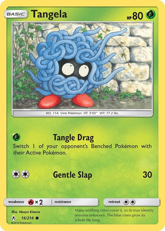 Image for Tangela (16/214) (SM - Unbroken Bonds) - Pokemon