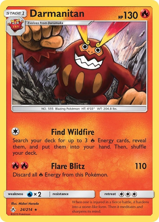 Image for Darmanitan (24/214) (SM - Unbroken Bonds) - Pokemon