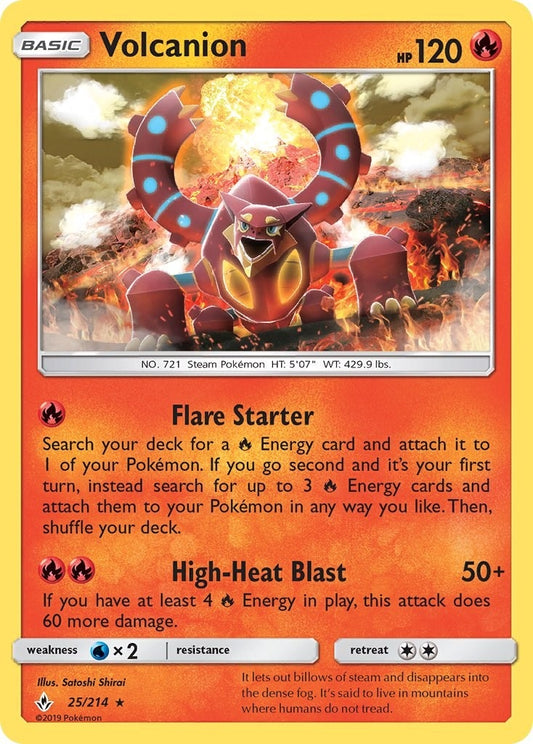 Image for Volcanion (25/214) (SM - Unbroken Bonds) - Pokemon