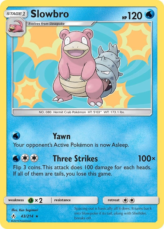 Image for Slowbro (43/214) (SM - Unbroken Bonds) - Pokemon