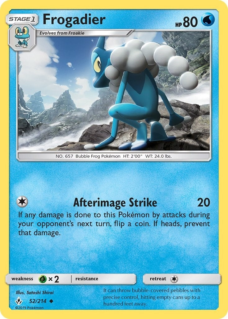 Image for Frogadier (52/214) (SM - Unbroken Bonds) - Pokemon