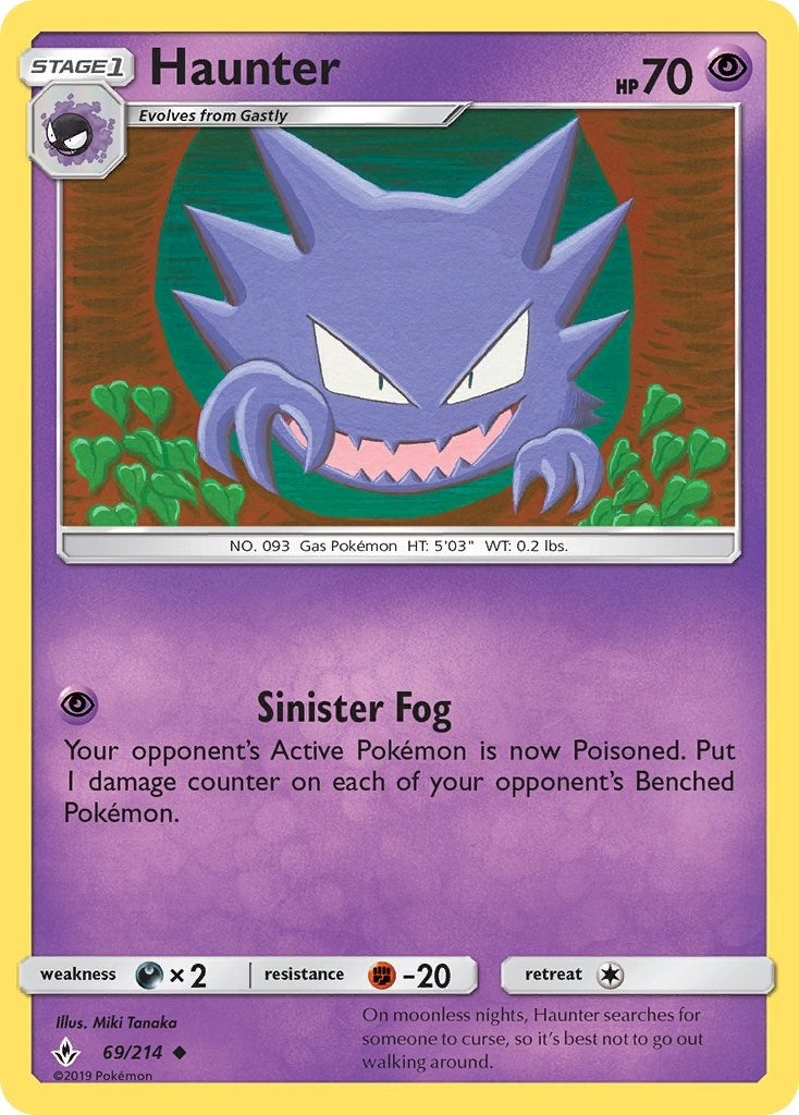 Image for Haunter (69/214) (SM - Unbroken Bonds) - Pokemon