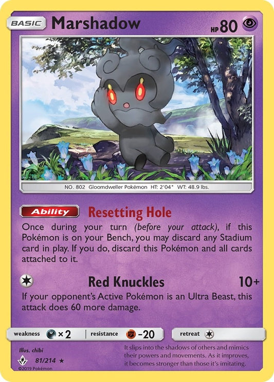 Image for Marshadow (81/214) (SM - Unbroken Bonds) - Pokemon