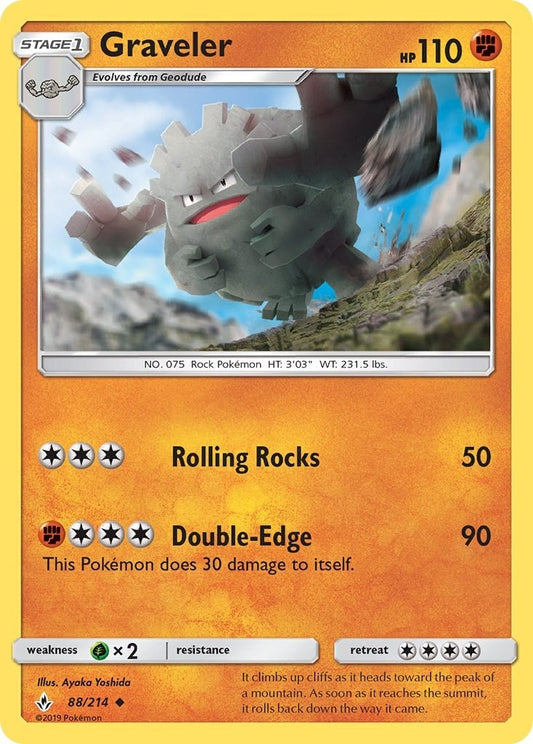 Image for Graveler (88/214) (SM - Unbroken Bonds) - Pokemon