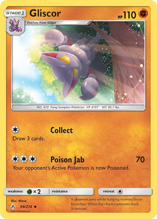 Image for Gliscor (99/214) (SM - Unbroken Bonds) - Pokemon
