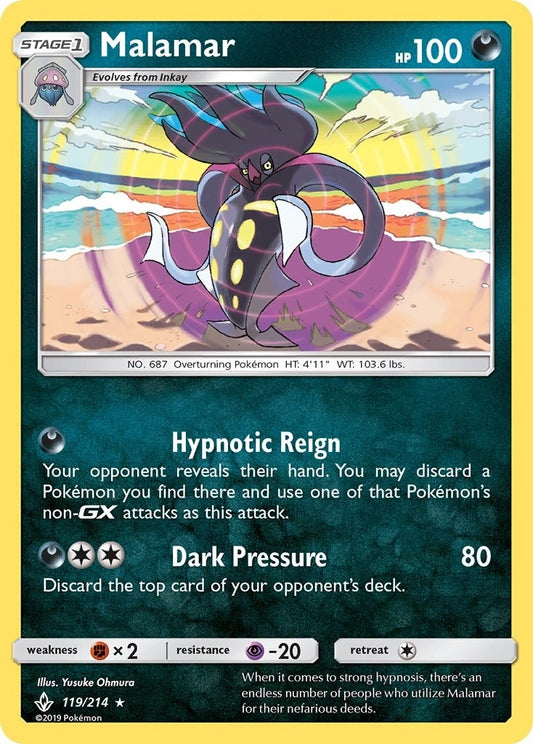 Image for Malamar (119/214) (SM - Unbroken Bonds) - Pokemon