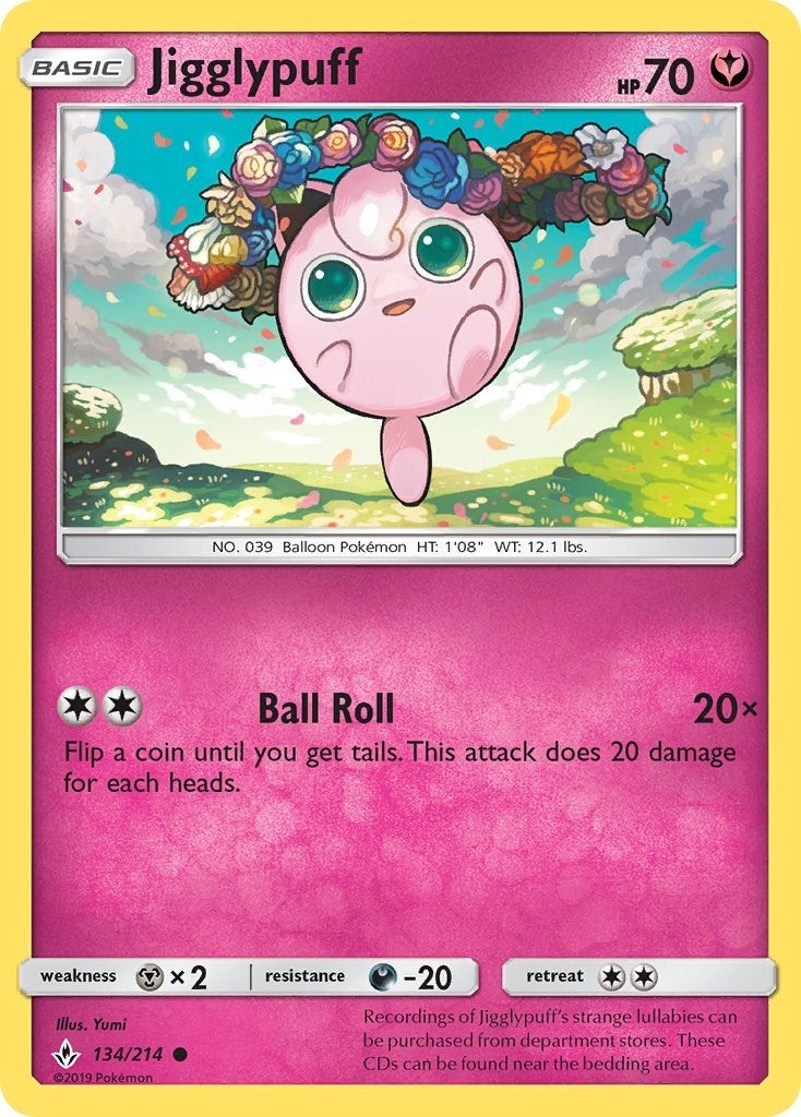 Image for Jigglypuff (134/214) (SM - Unbroken Bonds) - Pokemon
