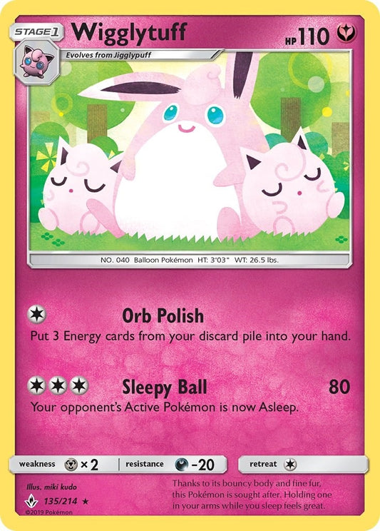 Image for Wigglytuff (135/214) (SM - Unbroken Bonds) - Pokemon