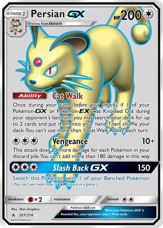 Image for Persian GX (Full Art) (207/214) (SM - Unbroken Bonds) - Pokemon