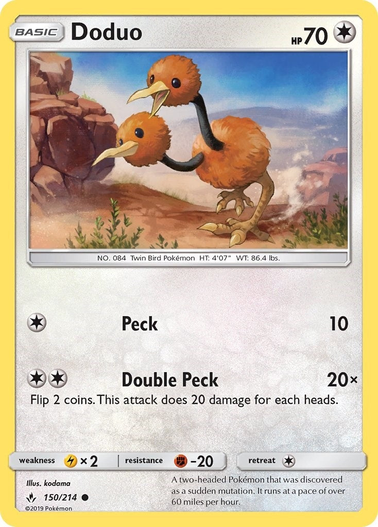 Image for Doduo (150/214) (SM - Unbroken Bonds) - Pokemon