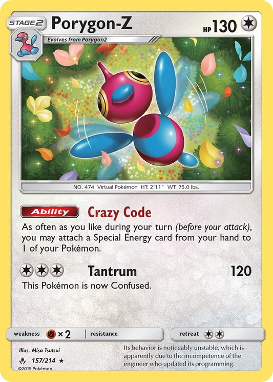 Image for Porygon-Z (157/214) (SM - Unbroken Bonds) - Pokemon