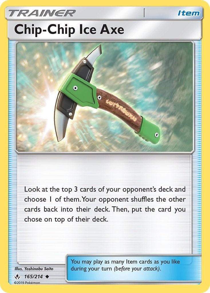 Image for Chip-Chip Ice Axe (165/214) (SM - Unbroken Bonds) - Pokemon