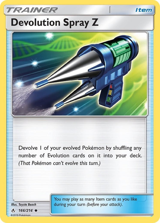 Image for Devolution Spray Z (166/214) (SM - Unbroken Bonds) - Pokemon