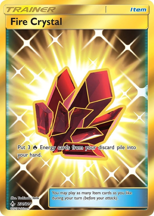Image for Fire Crystal (Secret) (231/214) (SM - Unbroken Bonds) - Pokemon