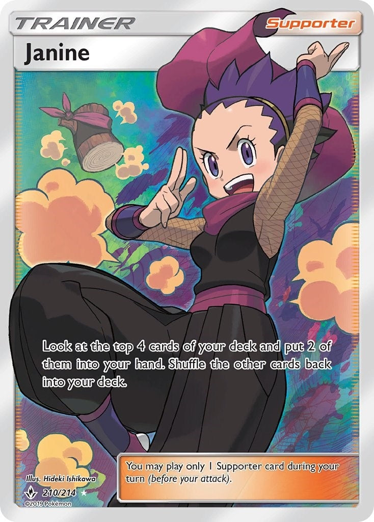 Image for Janine (Full Art) (210/214) (SM - Unbroken Bonds) - Pokemon
