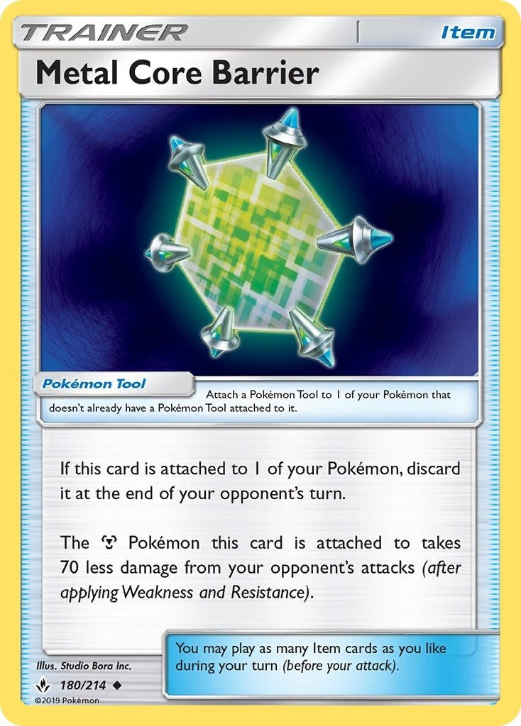 Image for Metal Core Barrier (180/214) (SM - Unbroken Bonds) - Pokemon