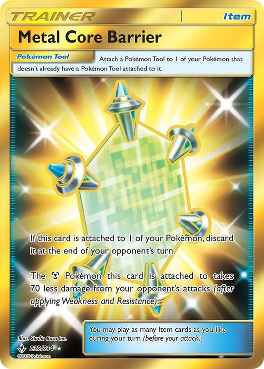 Image for Metal Core Barrier (Secret) (232/214) (SM - Unbroken Bonds) - Pokemon