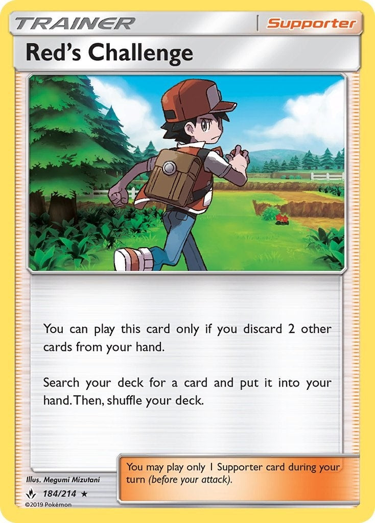 Image for Red's Challenge (184/214) (SM - Unbroken Bonds) - Pokemon