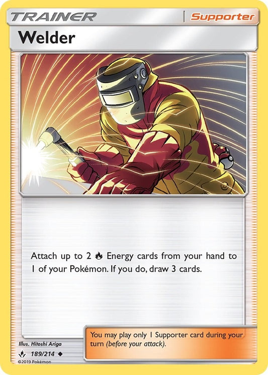 Image for Welder (189/214) (SM - Unbroken Bonds) - Pokemon