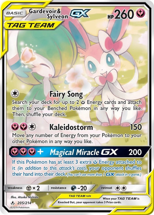 Image for Gardevoir & Sylveon GX (205) (Alternate Full Art) (205/214) (SM - Unbroken Bonds) - Pokemon