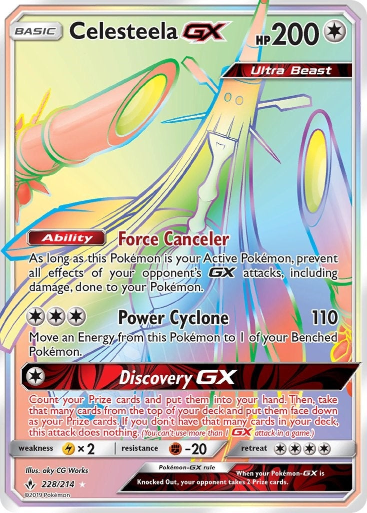 Image for Celesteela GX (Secret) (228/214) (SM - Unbroken Bonds) - Pokemon