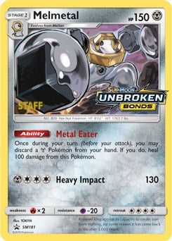 Image for Melmetal - SM181 (Prerelease) [Staff] (SM181) (SM Promos) - Pokemon