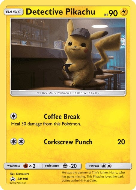 Image for Detective Pikachu - SM190 (SM190) (SM Promos) - Pokemon