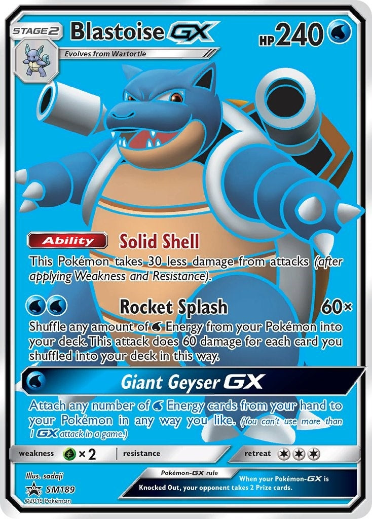 Image for Blastoise GX - SM189 (SM189) (SM Promos) - Pokemon