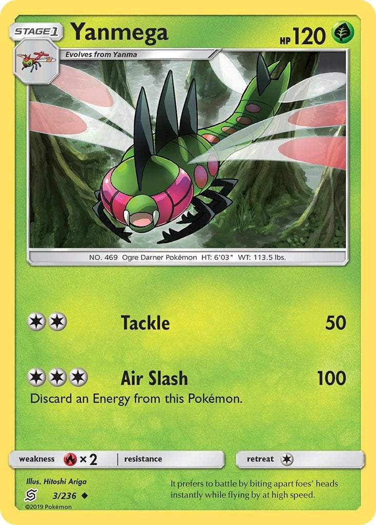 Image for Yanmega (3/236) (SM - Unified Minds) - Pokemon
