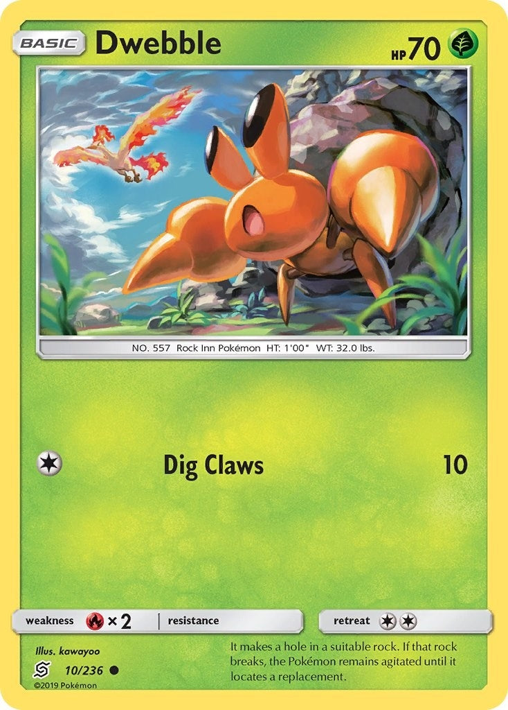Image for Dwebble (10/236) (SM - Unified Minds) - Pokemon