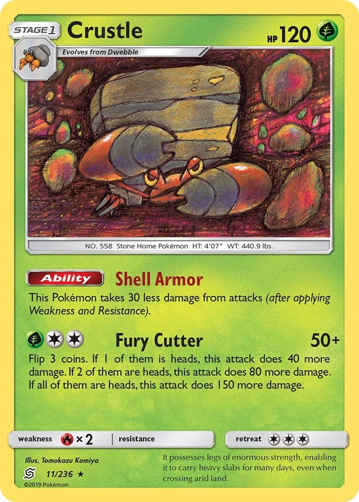 Image for Crustle (11/236) (SM - Unified Minds) - Pokemon