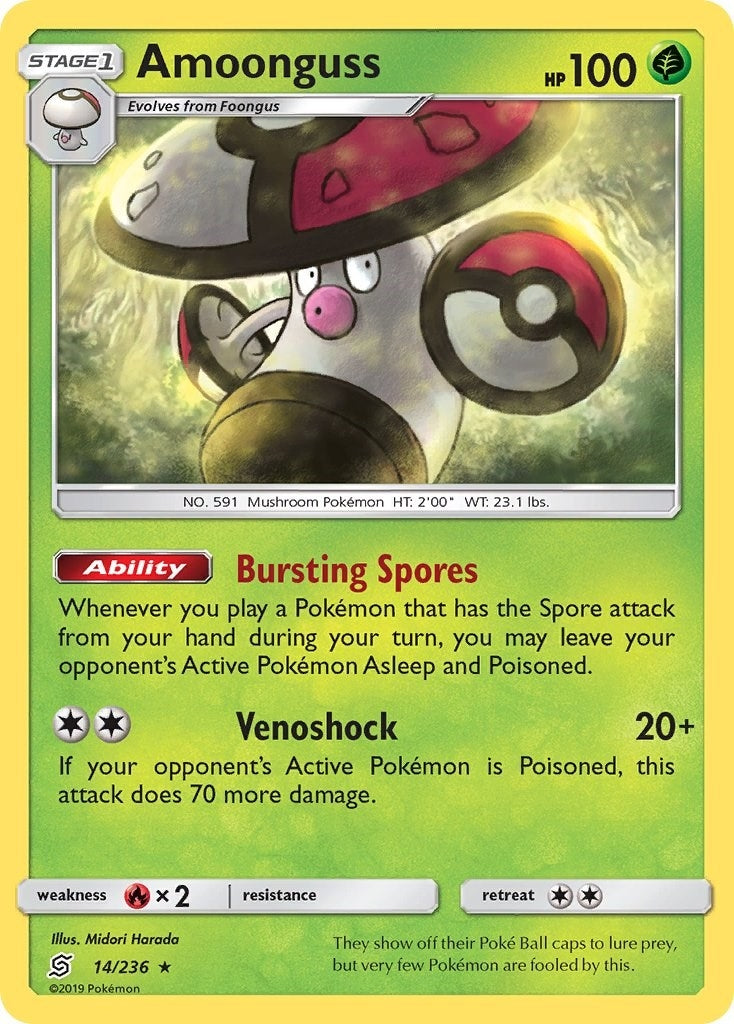 Image for Amoonguss (14/236) (SM - Unified Minds) - Pokemon