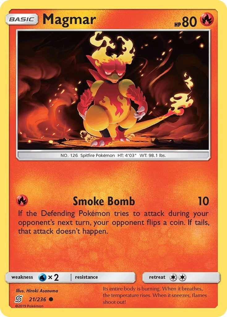 Image for Magmar (21/236) (SM - Unified Minds) - Pokemon