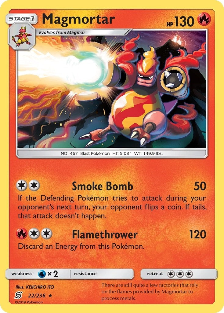 Image for Magmortar (22/236) (SM - Unified Minds) - Pokemon