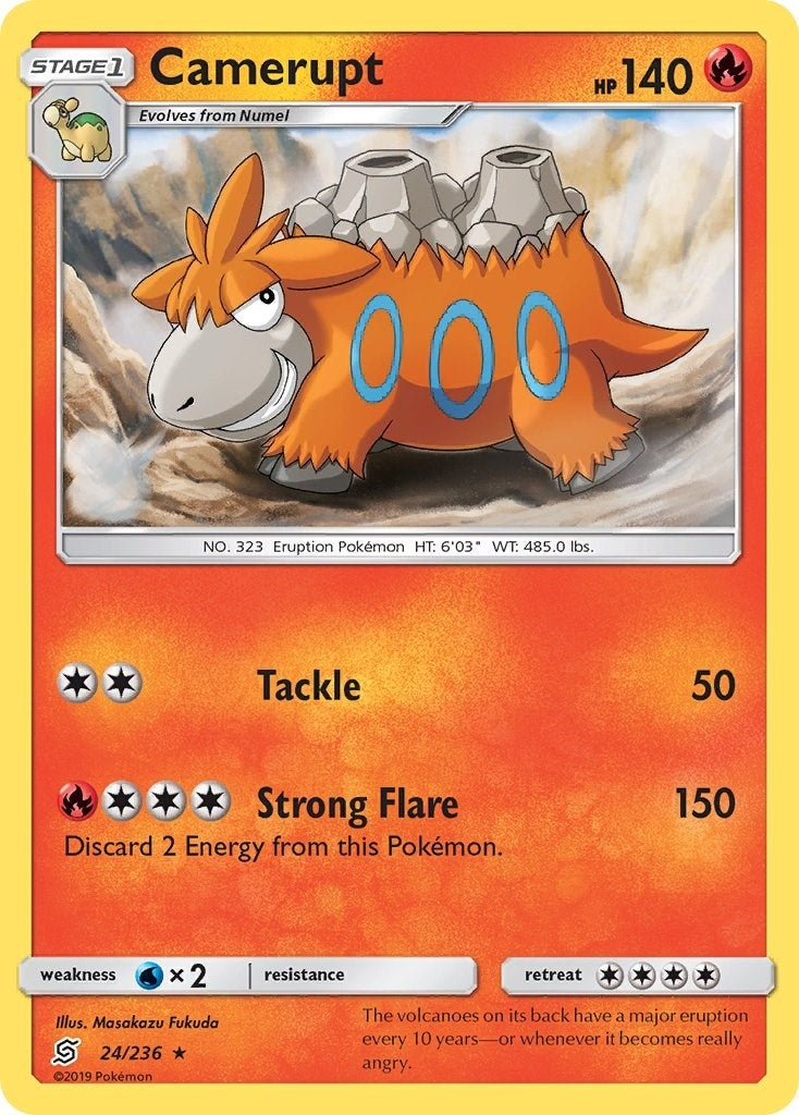 Image for Camerupt (24/236) (SM - Unified Minds) - Pokemon