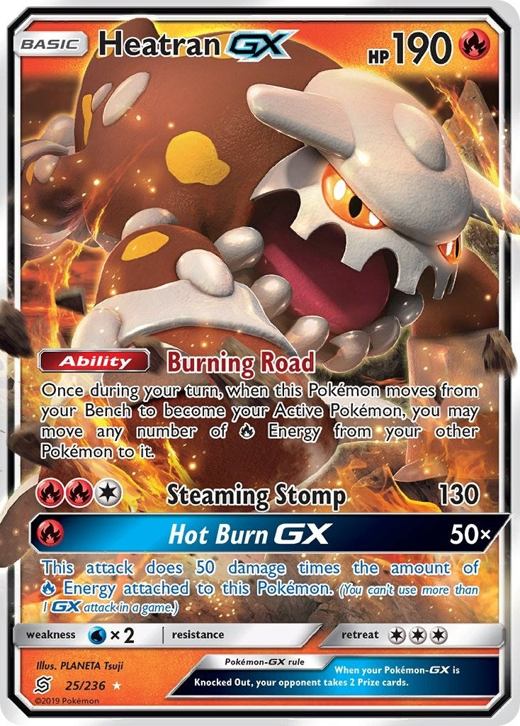 Image for Heatran GX (25/236) (SM - Unified Minds) - Pokemon