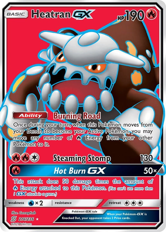 Image for Heatran GX (Full Art) (216/236) (SM - Unified Minds) - Pokemon