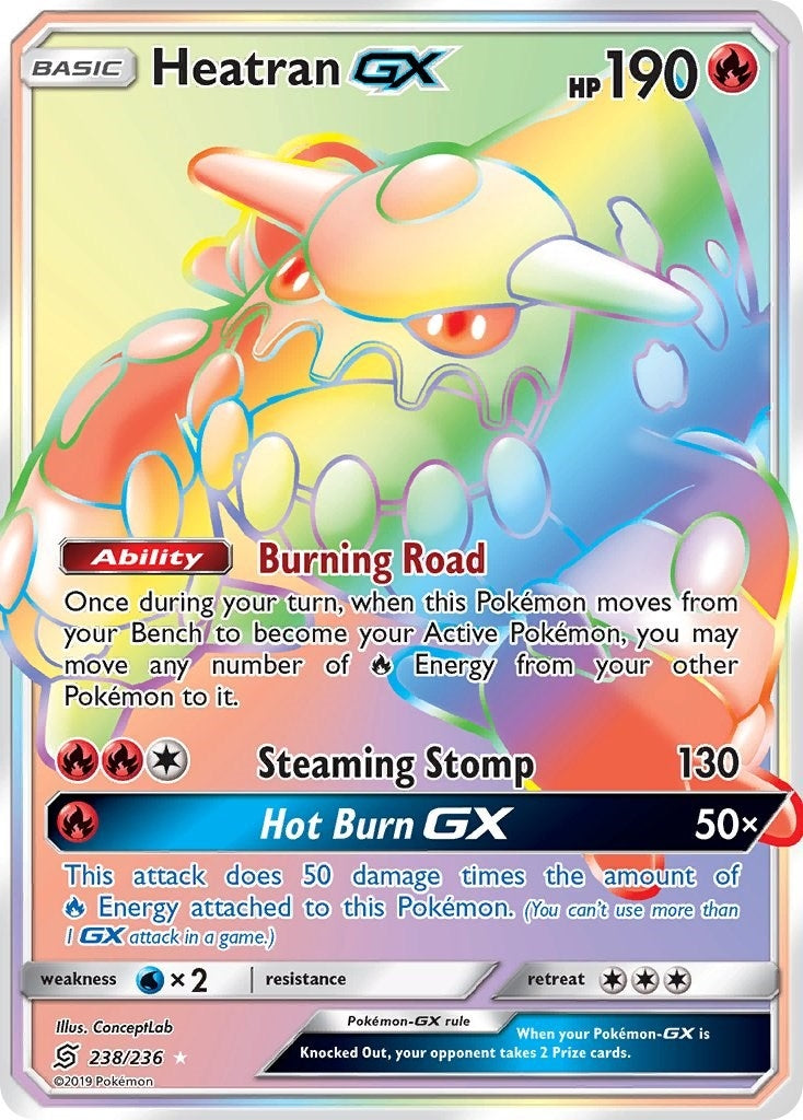 Image for Heatran GX (Secret) (238/236) (SM - Unified Minds) - Pokemon