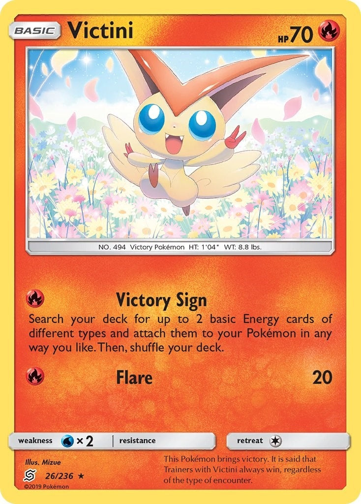 Image for Victini (26/236) (SM - Unified Minds) - Pokemon