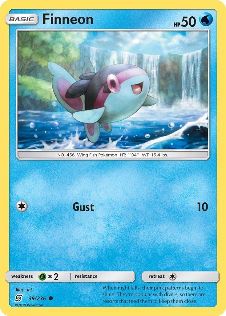 Image for Finneon (39/236) (SM - Unified Minds) - Pokemon