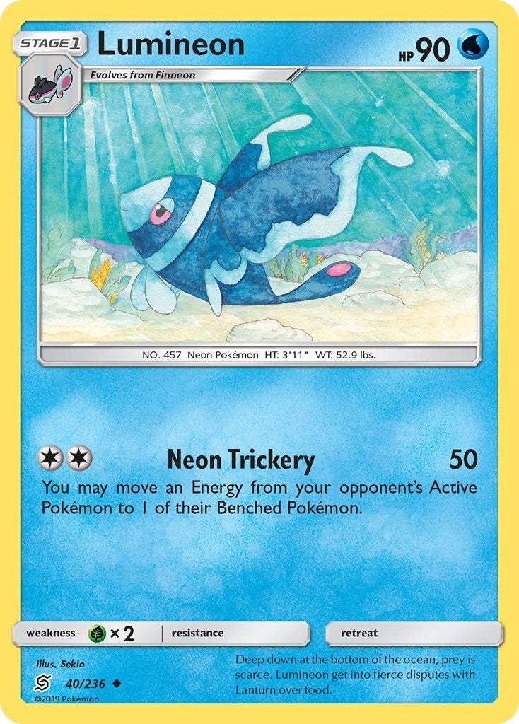 Image for Lumineon (40/236) (SM - Unified Minds) - Pokemon