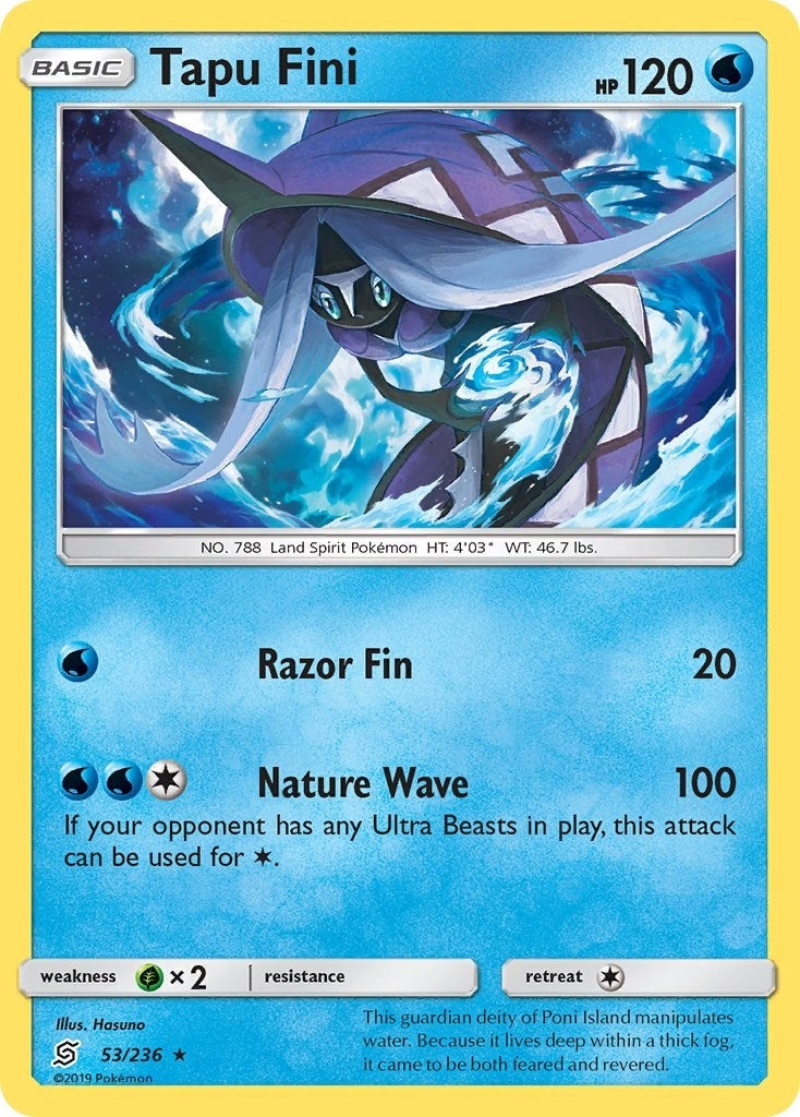 Image for Tapu Fini (53/236) (SM - Unified Minds) - Pokemon
